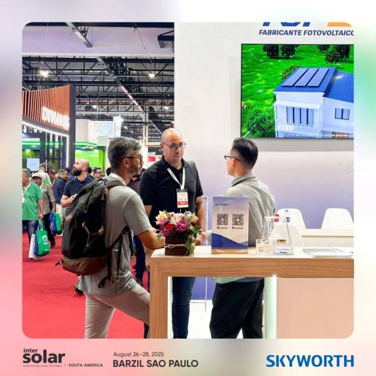 创维光伏亮相2025巴西国际太阳能展，掀起行业新热潮