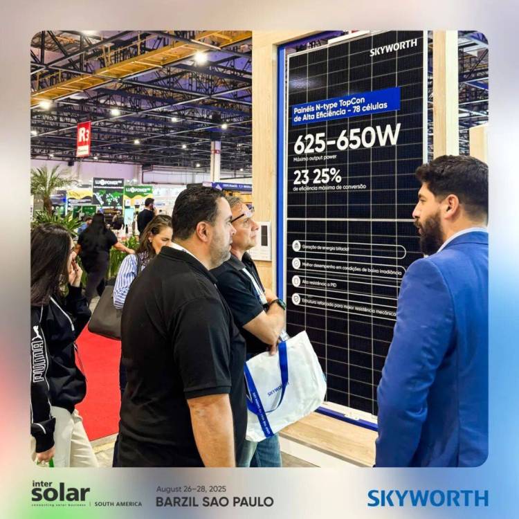 创维光伏亮相2025巴西国际太阳能展，掀起行业新热潮