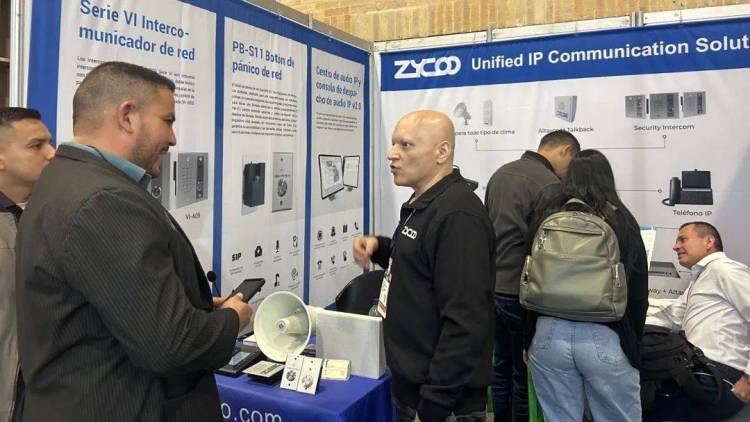 惊艳亮相！智科通信闪耀哥伦比亚安防展ESS+ 2025