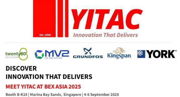 2025年新加坡新加坡城国际建筑及建材展览会：YiTtac展示其先进的ACMV技术套件