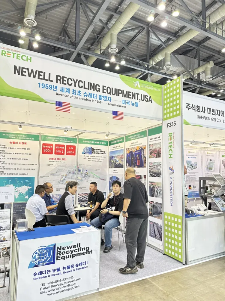 中再生纽维尔Newell亚洲团队亮相韩国环保展（RE TECH 2025）
