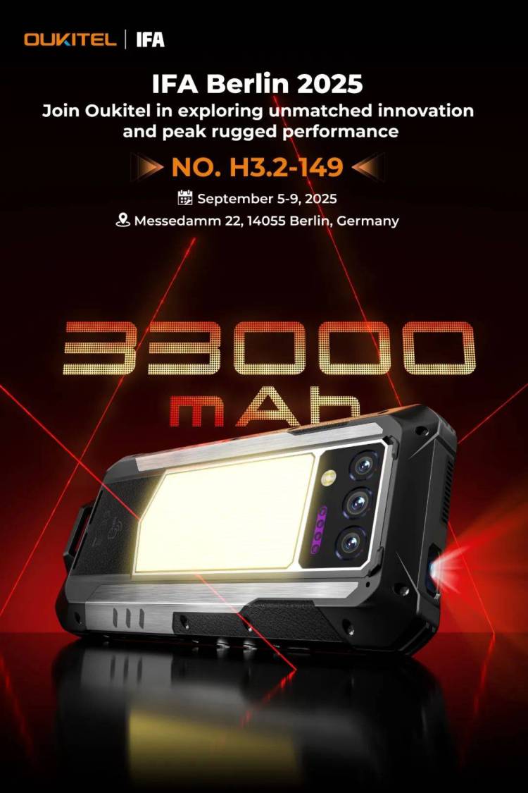 深圳云基智能科技OUKITEL 诚邀您共赴 IFA Berlin 2025 展会！