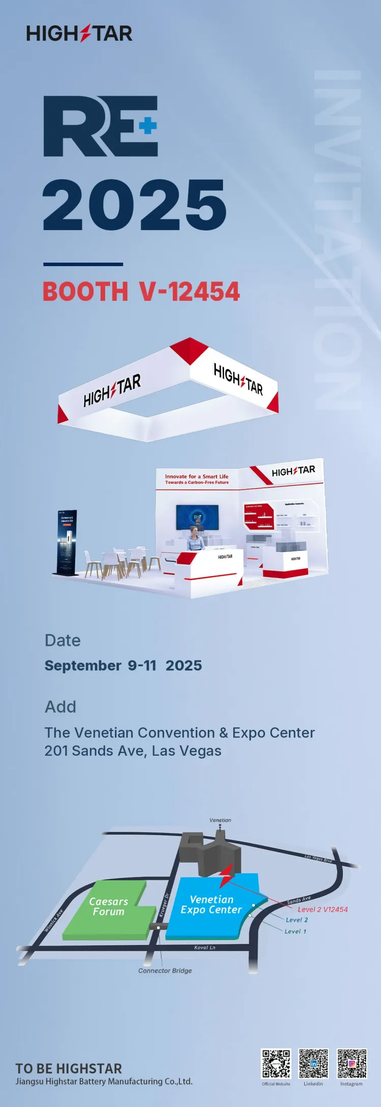 展会邀请 | 海四达电源邀您相聚RE+2025美国拉斯维加斯可再生能源展