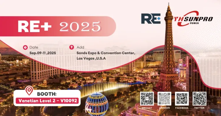 展会预告丨2025美国RE+国际太阳能展，Sunpro邀您共赴拉斯维加斯绿色之约！