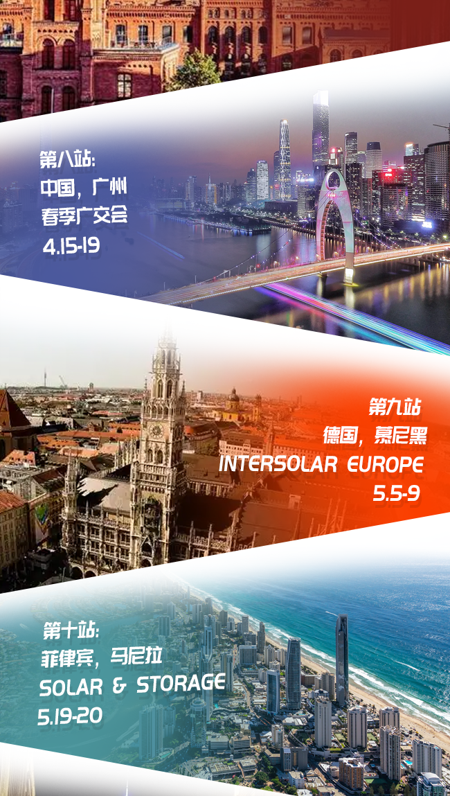2025 Sunpro Power尚博能源全球光伏巡展：近20场盛会，邀您共赴绿色能源之旅