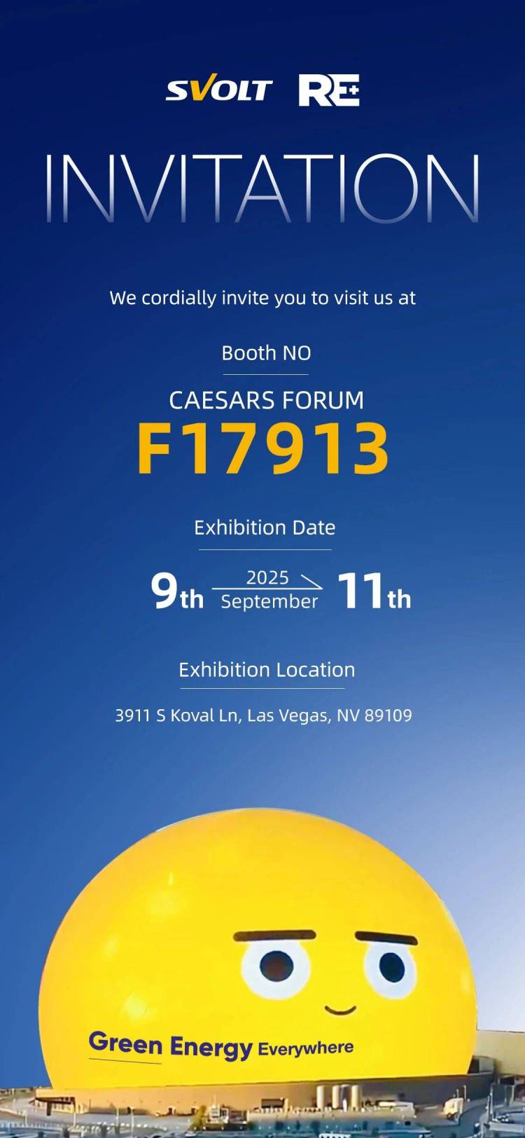 蜂巢能源首次亮相美国RE+2025拉斯维加斯光伏储能展