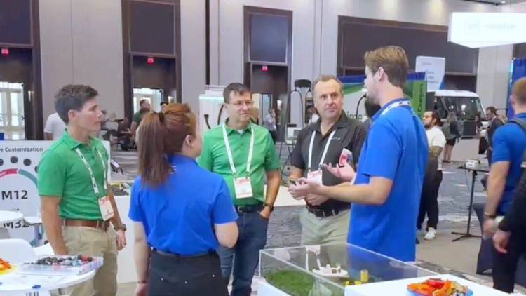 展会首日 | 2025年美国国际太阳能及储能展现场，凌科成打卡热门