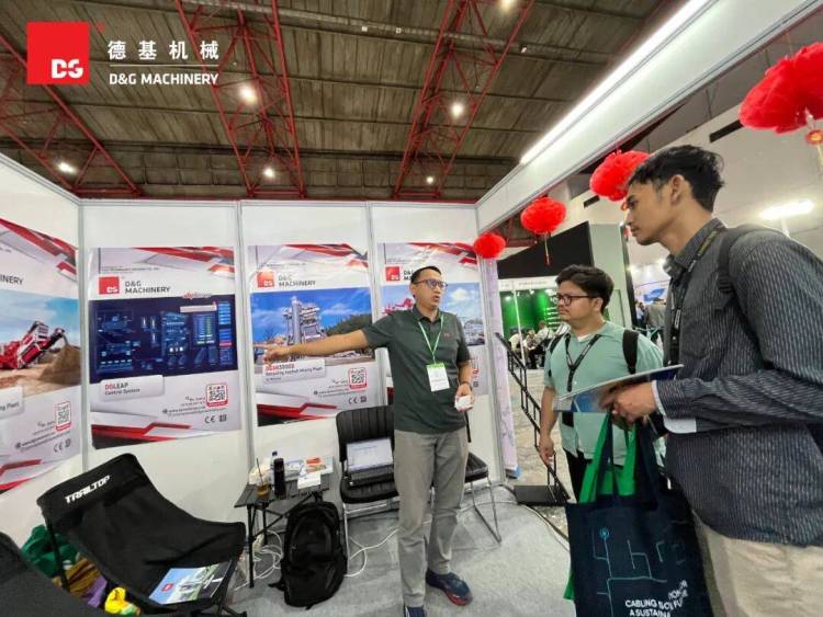 德基机械闪耀2025年印尼国际工程机械及矿业机械展