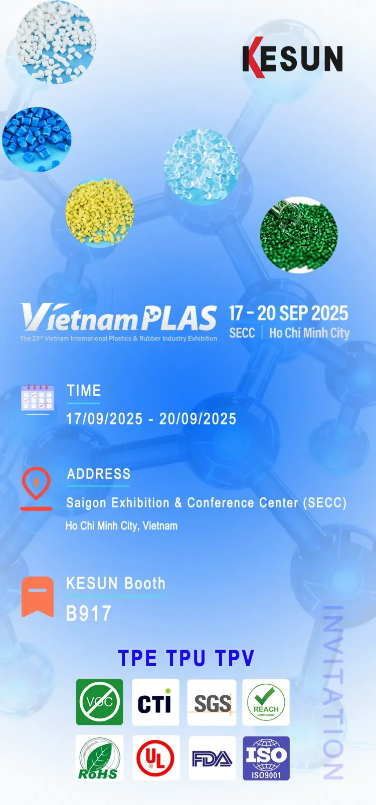 KESUN科信集团丨2025越南国际塑料展Vietnam Plas
