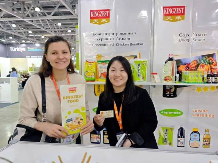 展会现场 | 聚焦天禾，2025莫斯科国际食品展上的天禾食品