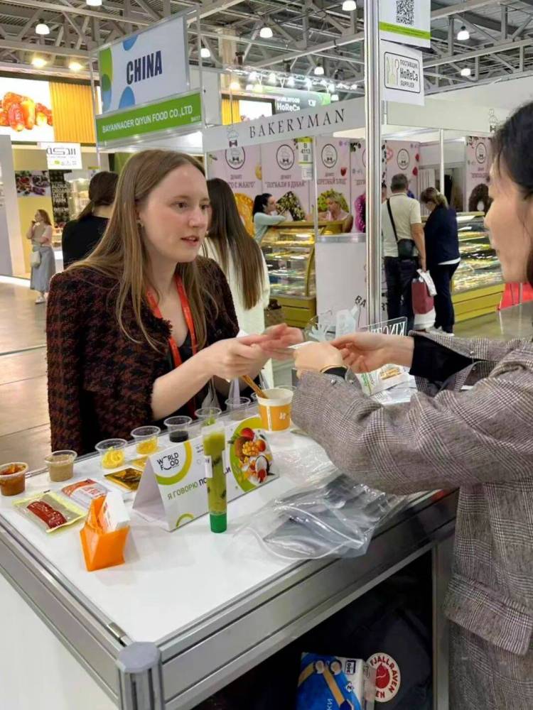展会现场 | 聚焦天禾，2025莫斯科国际食品展上的天禾食品