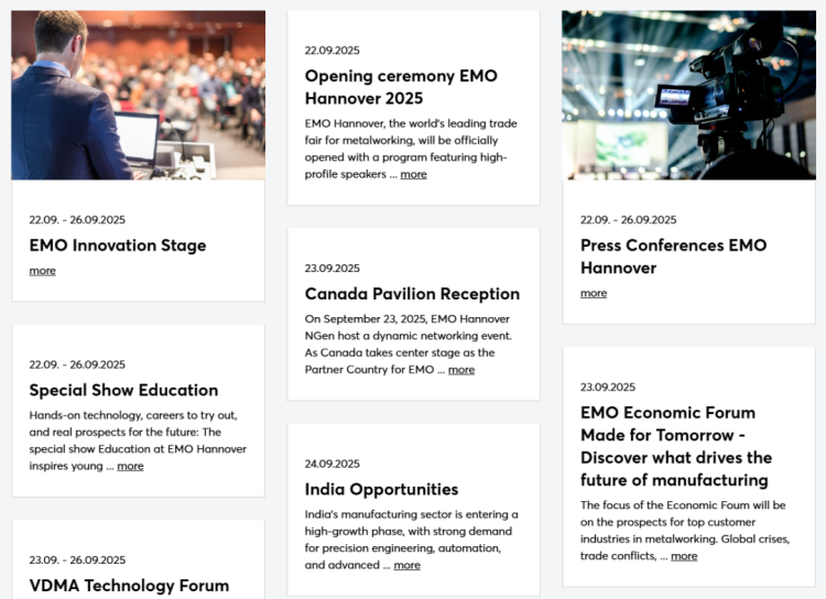 轻松畅游德国汉诺威国际机床展（EMO 2025）-德国波龙BLUM帮您做攻略啦！