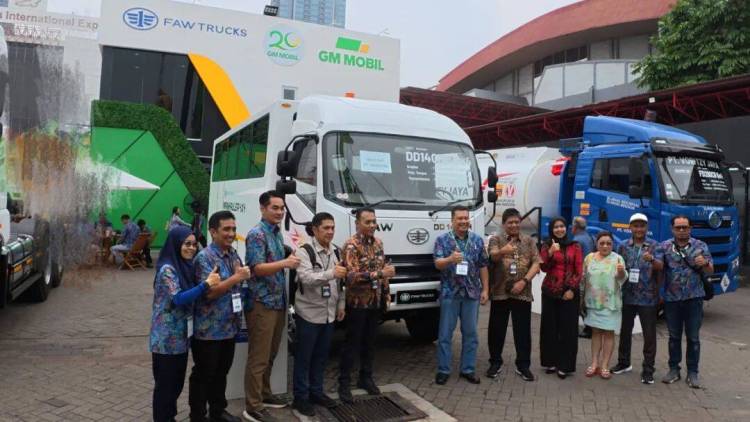 展位吸引超30000观众，一汽解放第23届印尼国际矿业展交出亮眼答卷