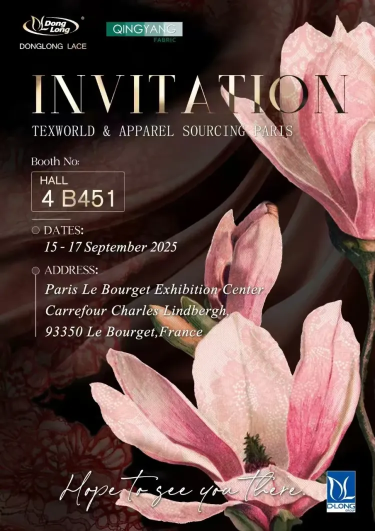 东龙花边参展 | 2025年法国巴黎Texworld面料展