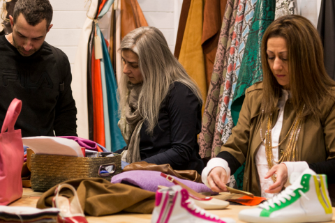 意大利米兰琳琅沛丽皮革展春季展会现场图片