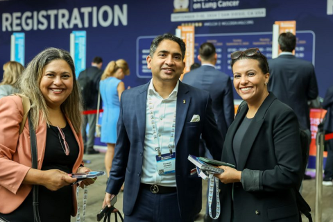 韩国世界肺癌大会展会现场图片