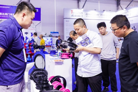 温州国际泵阀展览会展会现场图片