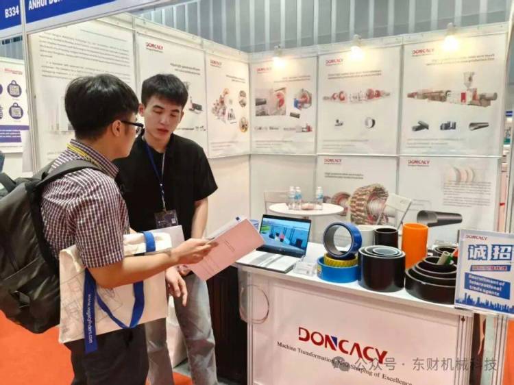 东财机械科技2025年越南橡塑展商机！钢丝网骨架管设备惊艳全场！
