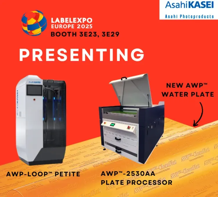 旭化成在2025年巴塞罗那欧洲标签印刷展（Labelexpo Europe 2025）上扩展其AWP™生态系统