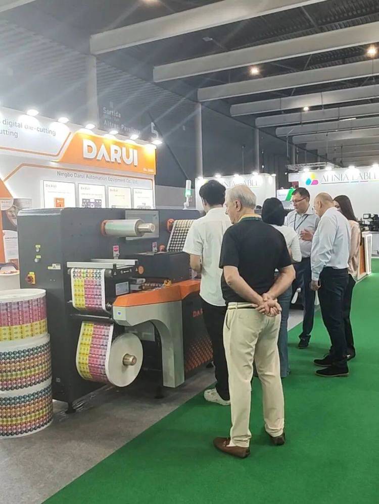 浙江大锐激光印刷科技展会直击 | 走进2025年欧洲标签印刷展DARUI火爆现场！