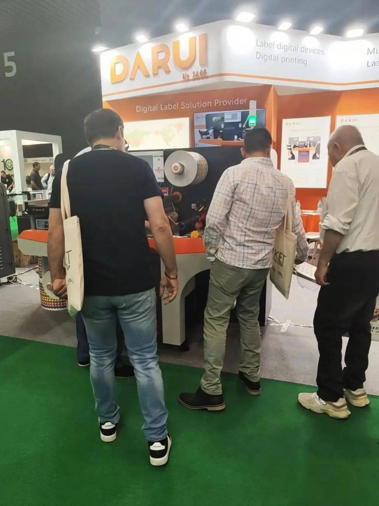 浙江大锐激光印刷科技展会直击 | 走进2025年欧洲标签印刷展DARUI火爆现场！