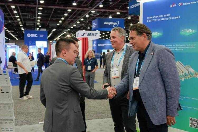 2025美国底特律电池展收官｜先导智能・泰坦新动力携三大核心方案，共筑全球绿色电池制造生态