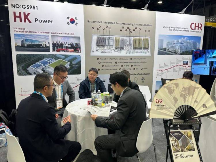 杭可科技亮相2025美国底特律电池展会，展现中国锂电装备硬核实力