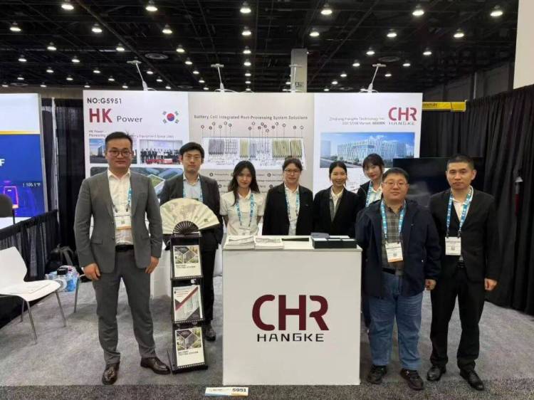 杭可科技亮相2025美国底特律电池展会，展现中国锂电装备硬核实力