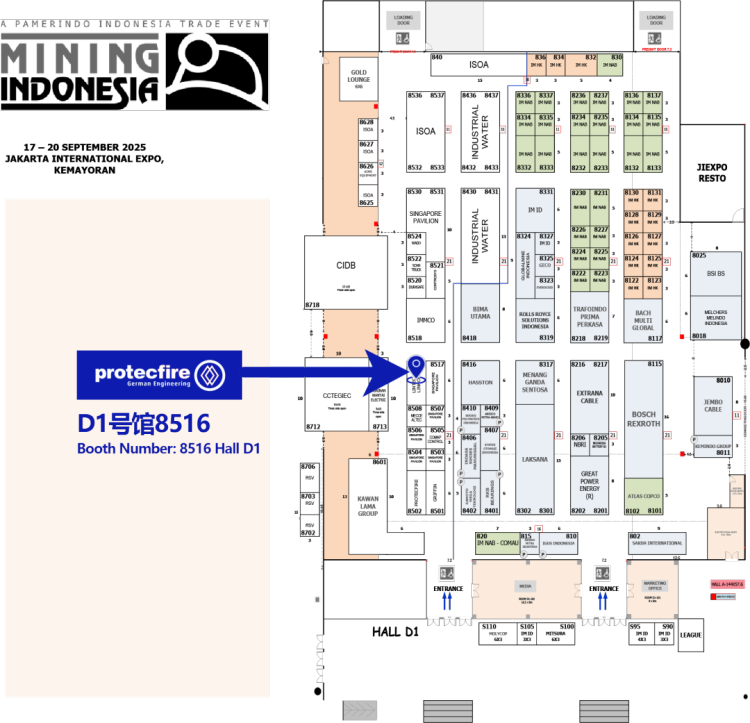 邀请函 | Protecfire普泰法尔邀您共赴2025年印尼国际矿业展Mining Indonesia
