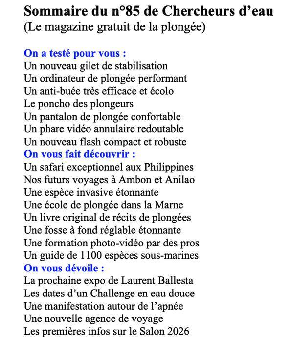 2026年巴黎潜水展，最新一期《水下探索者》杂志发布