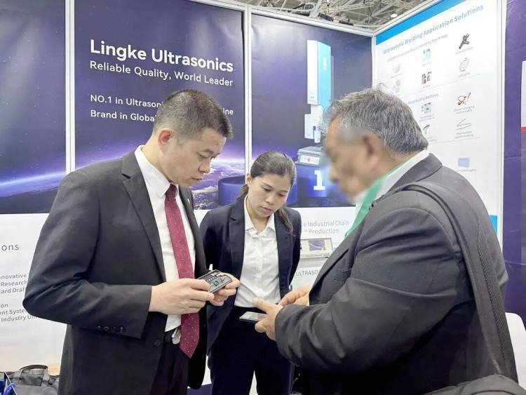 灵科超声波亮相2025年德国K展，中国智造以硬核技术撬动全球商机