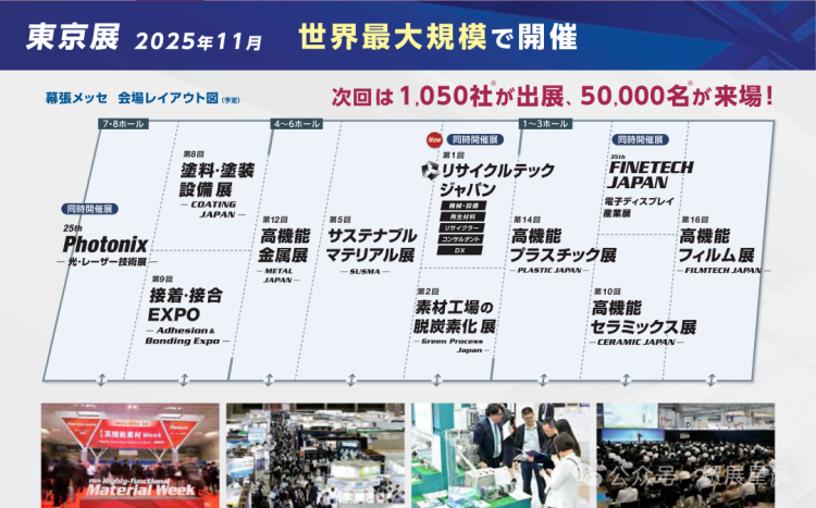 【星晨展览・日本前线】11 月直击东京高性能材料周！2026 年黄金展位抢先锁定，错过再等一年！