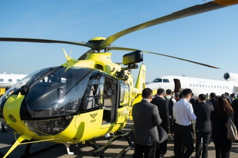 澳门公务航空展展会现场图片