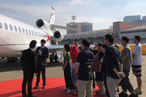 澳门公务航空展展会现场图片