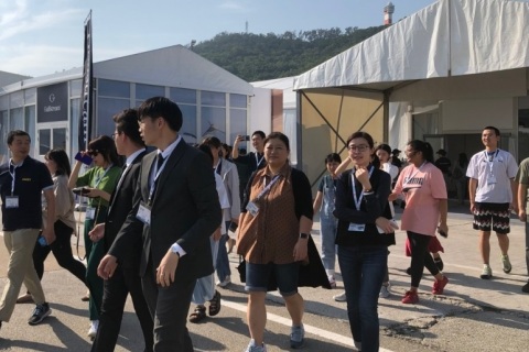 澳门公务航空展展会现场图片