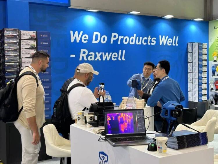 欧洲首秀！瑞氪维尔Raxwell亮相2025德国劳保展