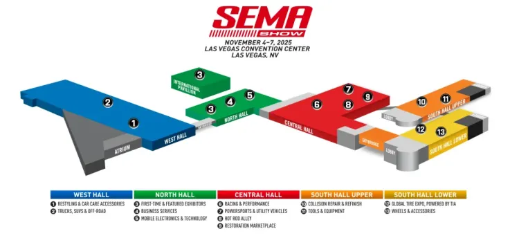 全球改装盛宴来袭！中威车饰UPPF力量再登2025 SEMA舞台