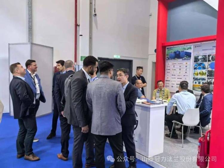 山西冠力法兰亮相2025阿布扎比国际石油展