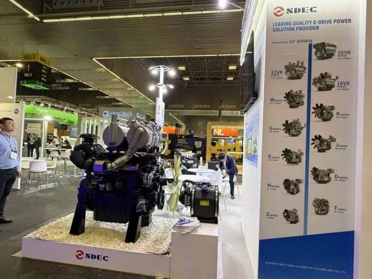 卓越欧五产品服务欧洲市场，上柴动力亮相2025欧洲电力能源展