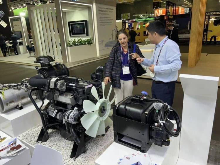 卓越欧五产品服务欧洲市场，上柴动力亮相2025欧洲电力能源展