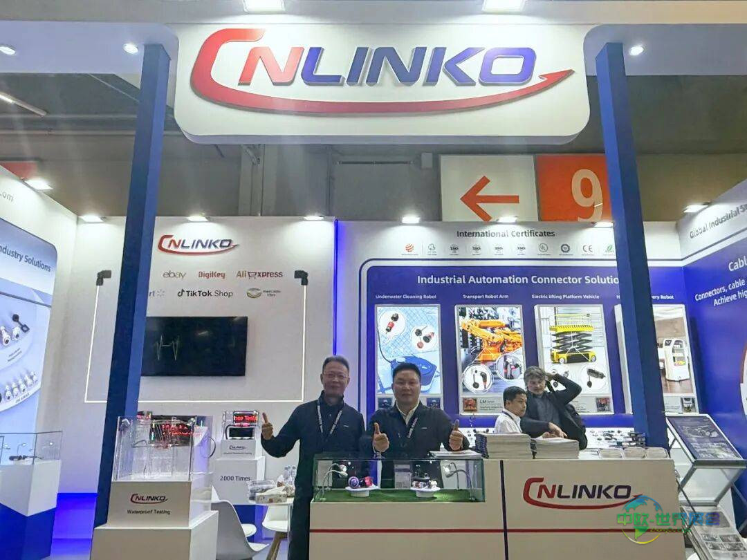 展会首日 | Cnlinko凌科电气直击2025德国纽伦堡工业自动化展，凌科燃动现场