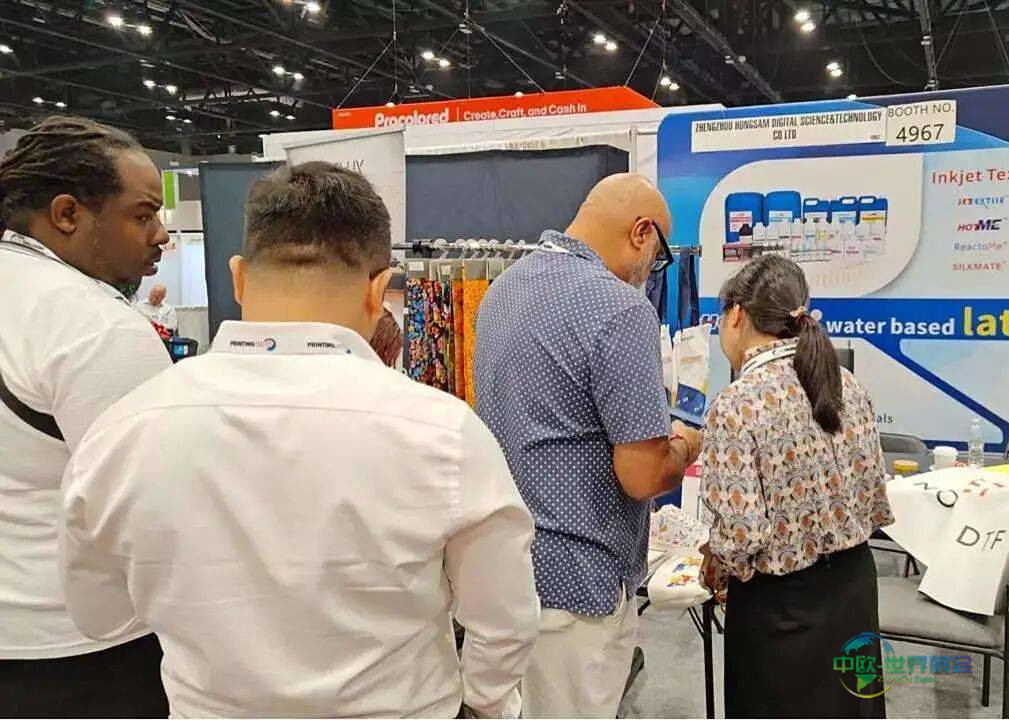 现场报道 | 鸿盛数码在美国2025 PRINTINGUnited印刷展览会