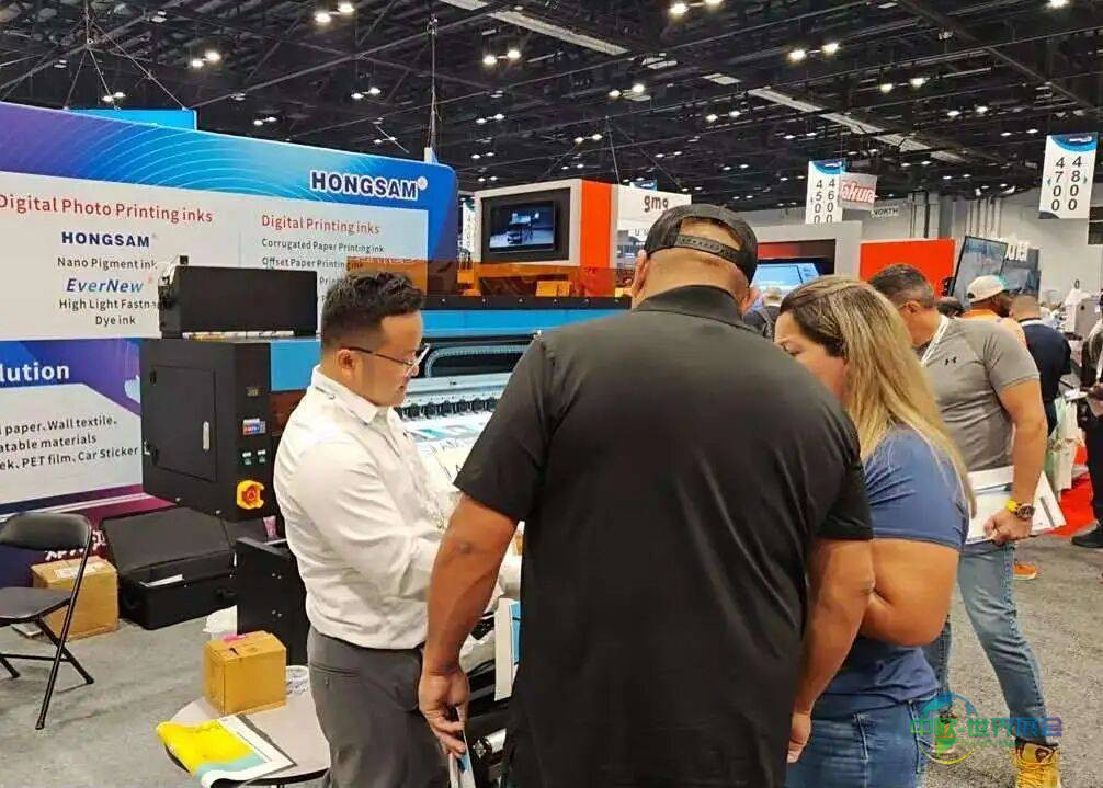 现场报道 | 鸿盛数码在美国2025 PRINTINGUnited印刷展览会
