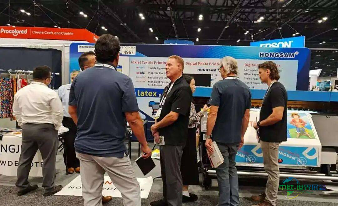 现场报道 | 鸿盛数码在美国2025 PRINTINGUnited印刷展览会