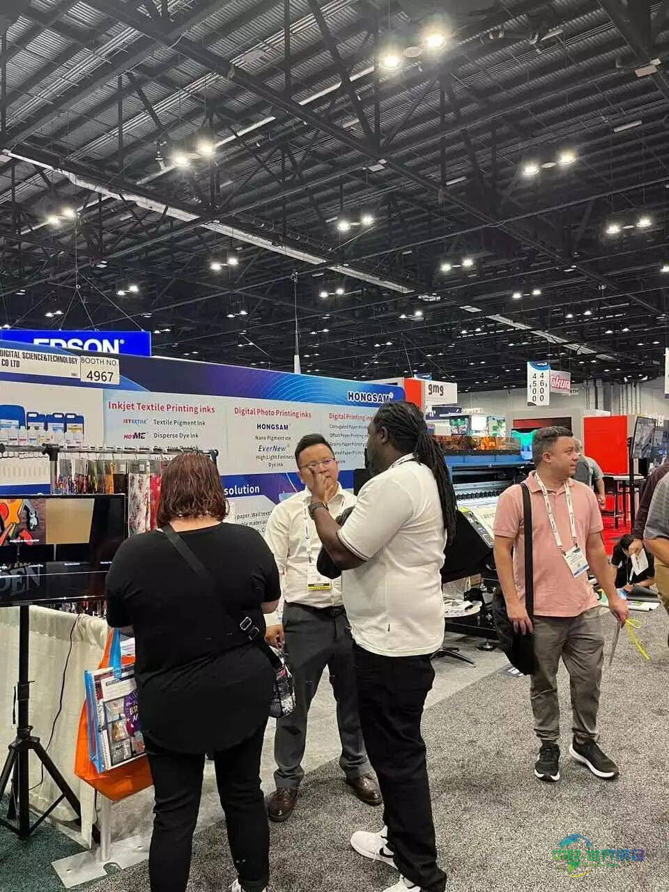 现场报道 | 鸿盛数码在美国2025 PRINTINGUnited印刷展览会