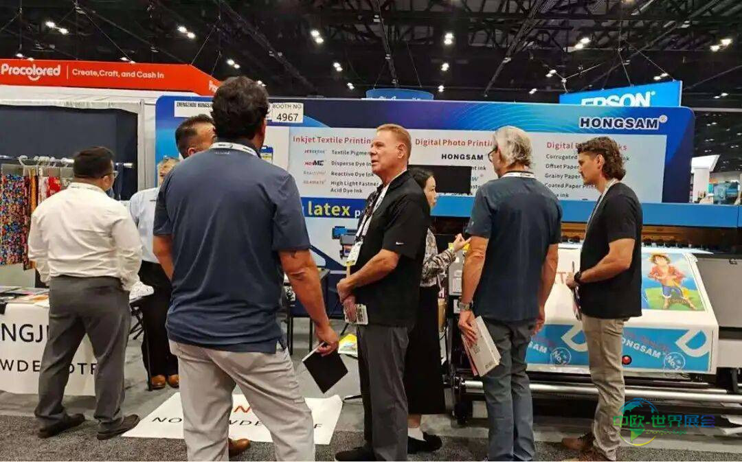现场报道 | 鸿盛数码在美国2025 PRINTINGUnited印刷展览会