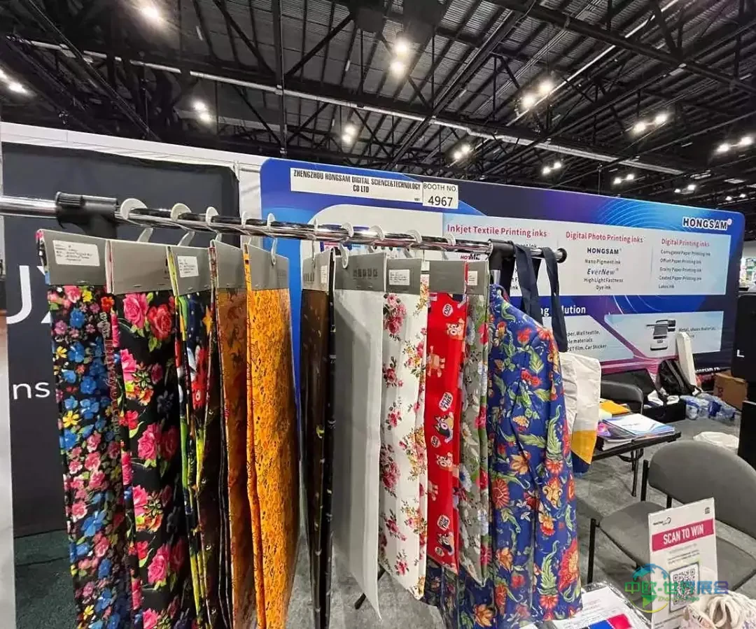 现场报道 | 鸿盛数码在美国2025 PRINTINGUnited印刷展览会