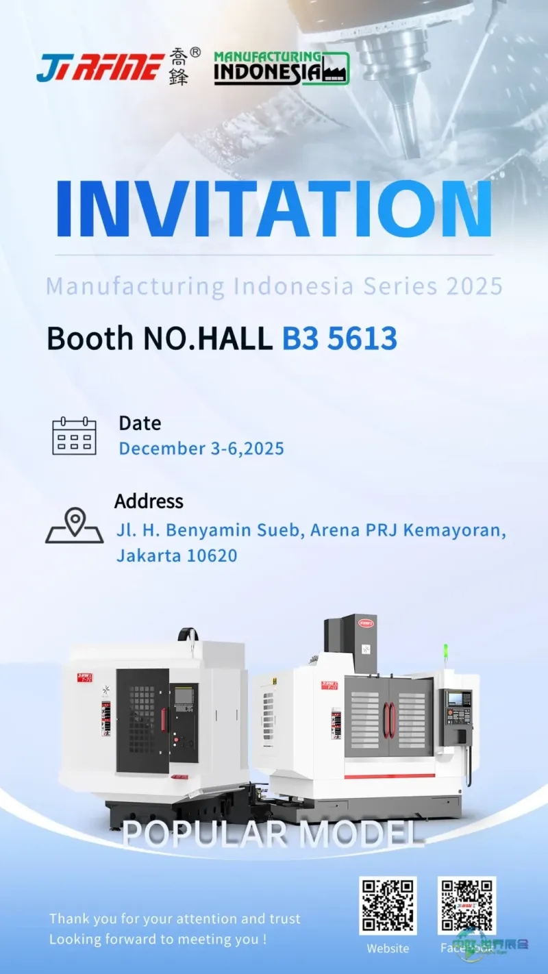 乔锋智能邀您看展|MTTI 2025印尼雅达加工业展12月盛大启幕