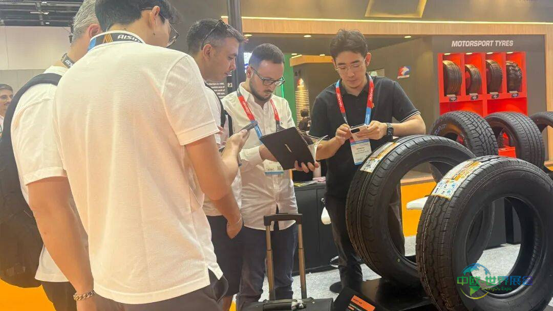 中一橡胶携多系列产品亮相2025迪拜国际轮胎展