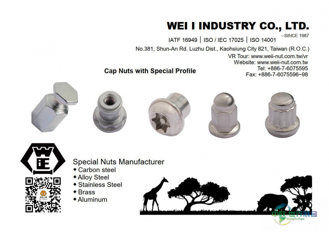 2026年中国台湾扣件展介绍冷鍛/温鍛特殊螺帽
